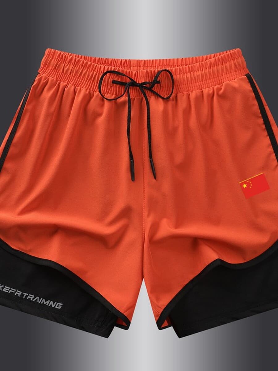 Национальный флаг Китая спонсирует спортивные тренировочные штаны для боевых искусств