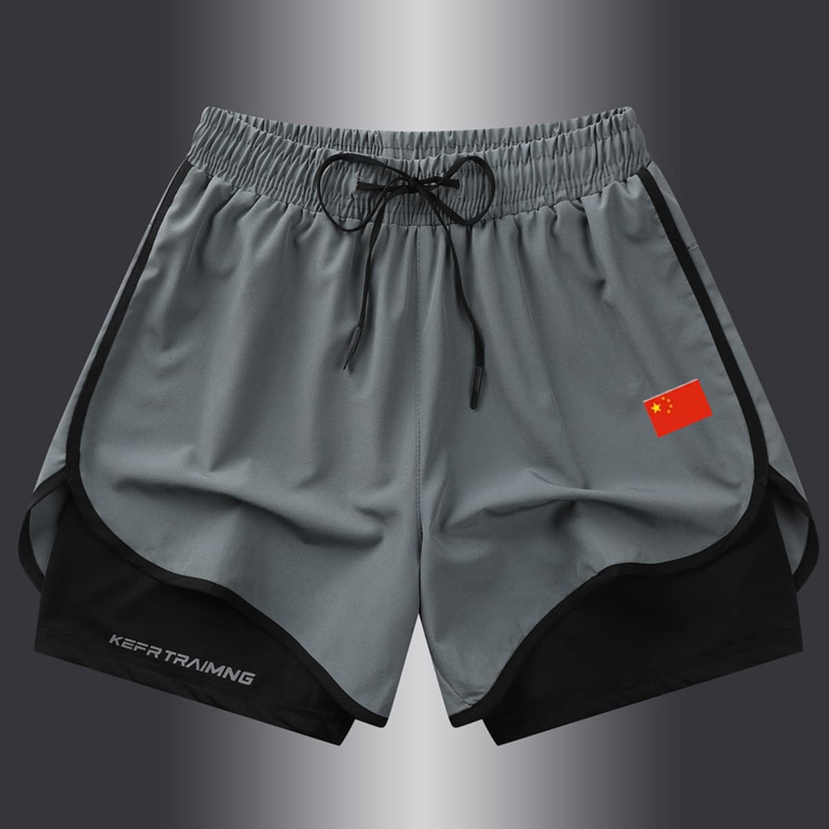 Национальный флаг Китая спонсирует спортивные тренировочные штаны для боевых искусств