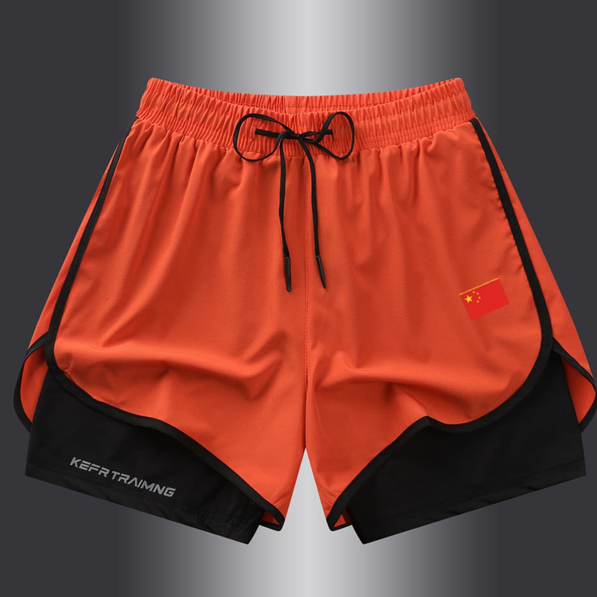 Национальный флаг Китая спонсирует спортивные тренировочные штаны для боевых искусств