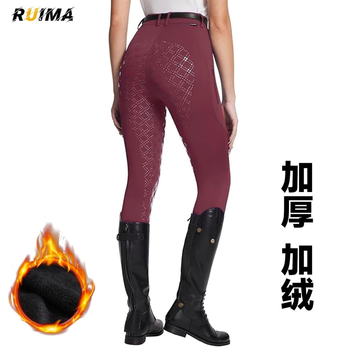 Конные штаны женские высокие талии верхом на лошадях конные штаны конный костюм соревновательный класс противоскользящие и...