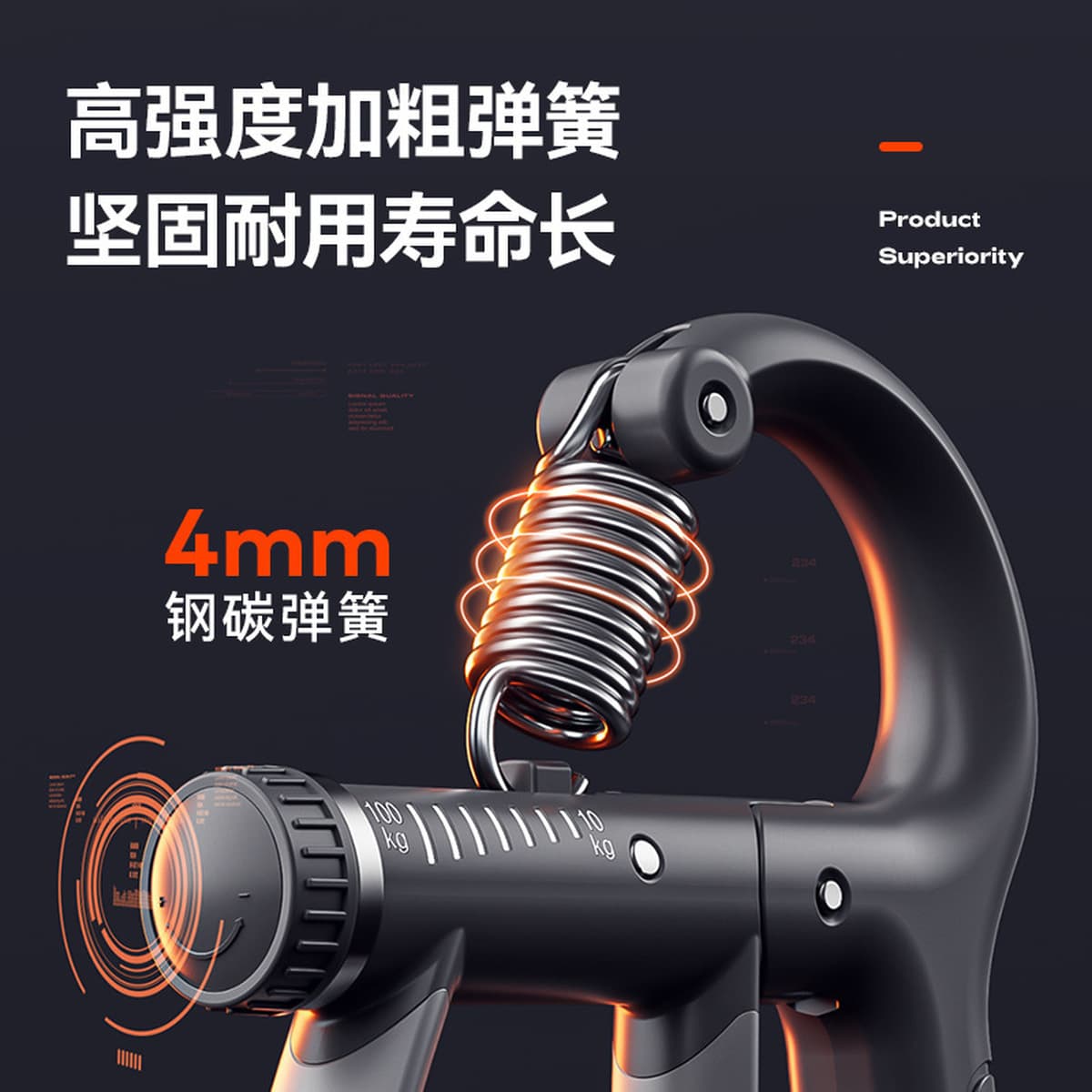 Регулируемый тренажер для укрепления хвата для мужчин, оборудование для тренировки силы рук, устройство для тренировки...