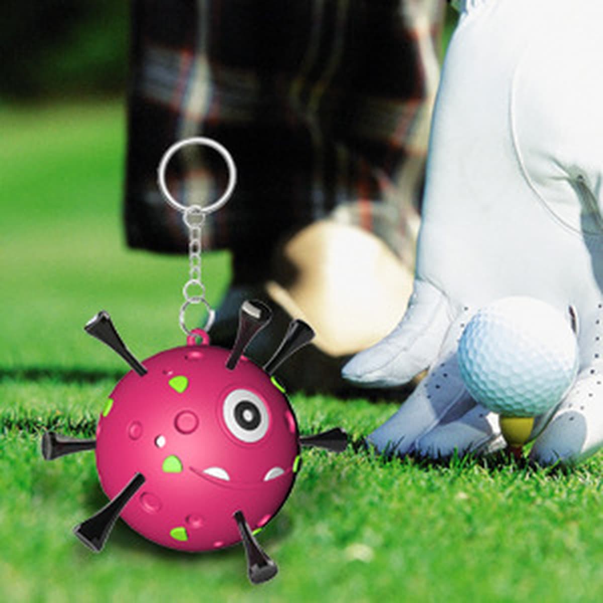 Вирусный гольф-гвоздь стойка для хранения golf tee holder новый брелок для аксессуаров