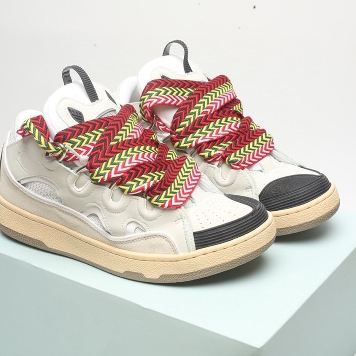 Внешняя торговля, трансграничная подиумная кожаная повседневная обувь Lanvin, модная спортивная обувь CURB, мужские и...