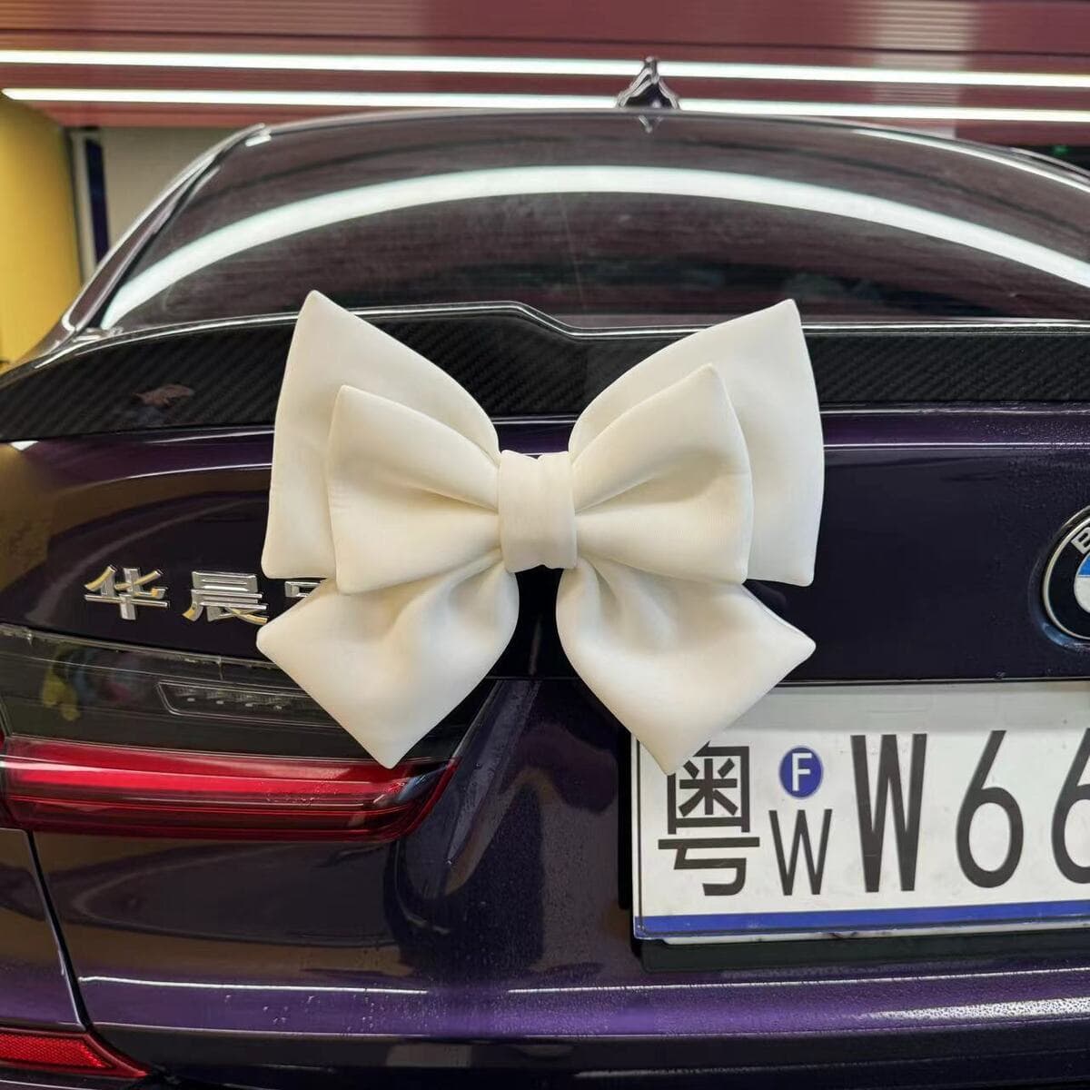 Автомобильный хвостовой бантик, украшение, подвеска, наклейка на багажник автомобиля, ювелирные изделия, украшения для...