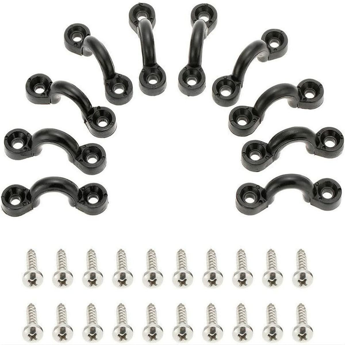 Пряжка ручки каяка, пряжка веревки для палубы, пластиковая пряжка для лодки, C-образная пряжка, аксессуары для каноэ, пряжка...