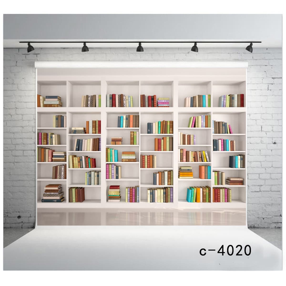 Фон для дня рождения Amazon, тканевый баннер для вечеринки, 3D кабинет, книжная полка, фон для библиотеки, занавеска,...