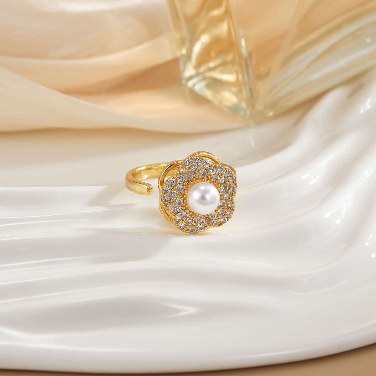 Вращающееся кольцо в европейском и американском стиле для женщин с микроинкрустацией цирконом, элегантное и изысканное,...