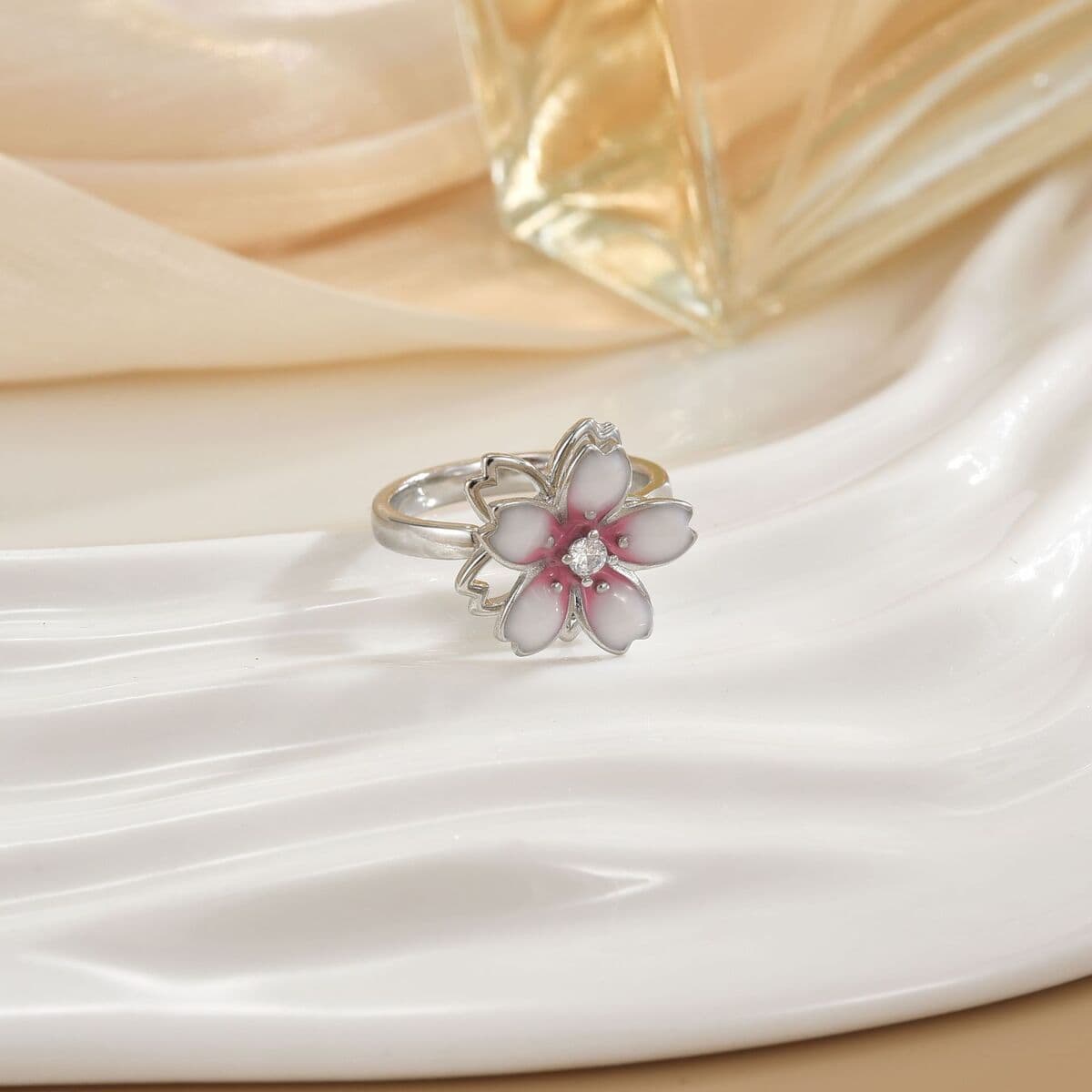 Вращающееся кольцо в европейском и американском стиле для женщин с микроинкрустацией цирконом, элегантное и изысканное,...