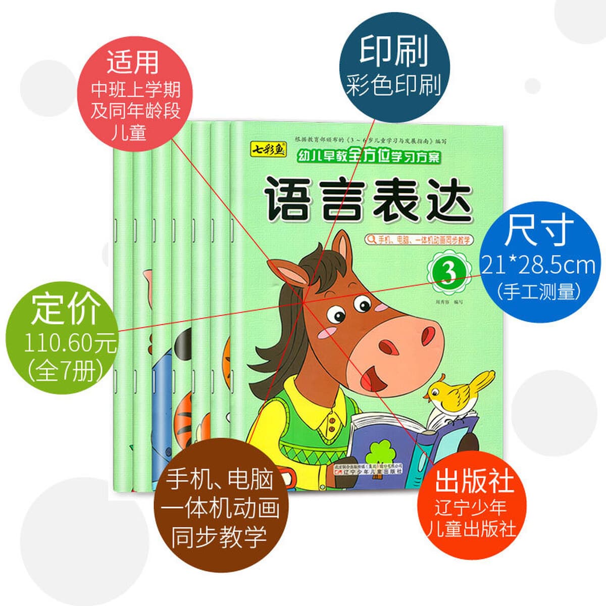 Программа обучения дошкольного образования, том среднего класса детского сада, учебники пятого поля, учебники, бесплатная...