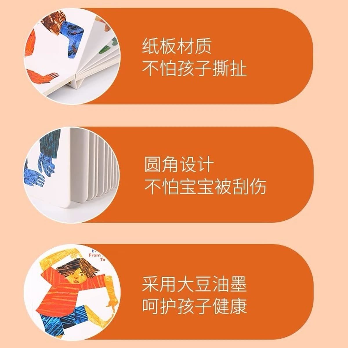 Оригинальная английская книжка с картинками FromHeadtoToe, устойчивая к разрывам книжка-картонная книга для просвещения...