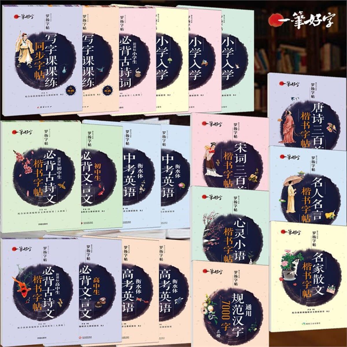 Каллиграф Ло Ян тетрадь студенты практикуют английский язык