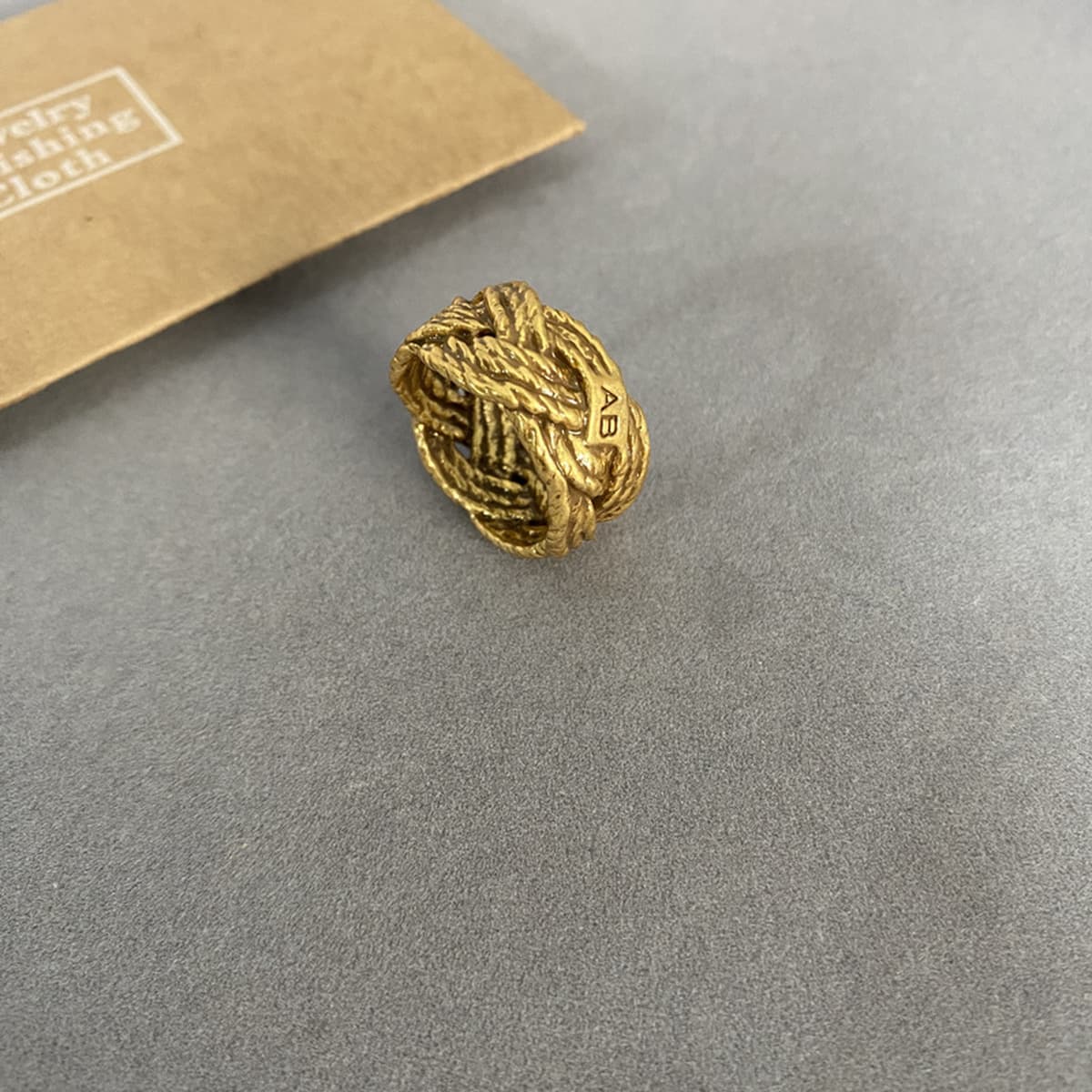 Французская Мода нишевое дизайнерское кольцо модное винтажное металлическое кольцо с завитой раной пшеничное плетеное кольцо...