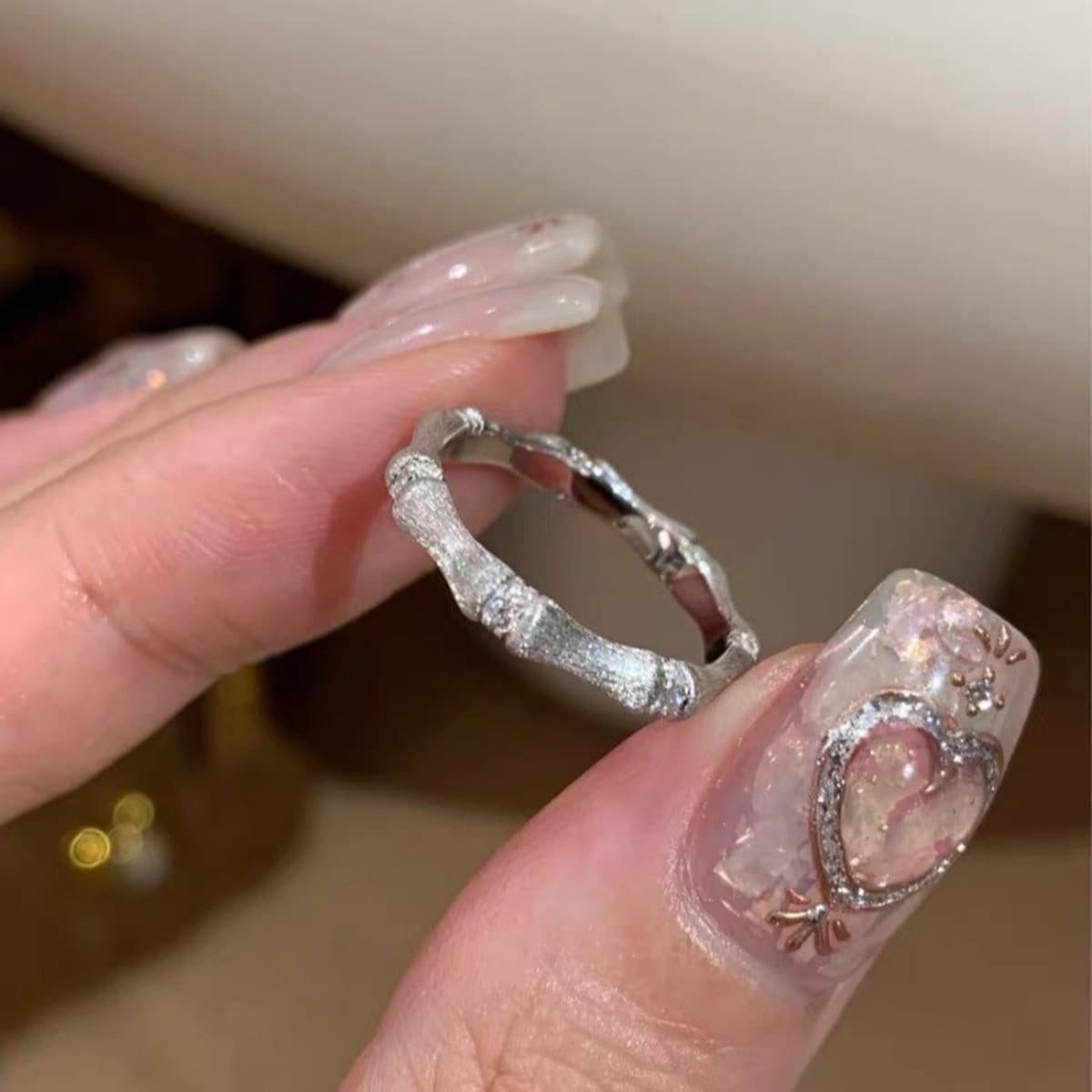 Срединный стиль s925 стерлингового серебра циркона вытянуто кольцо для женщин ретро-ниши