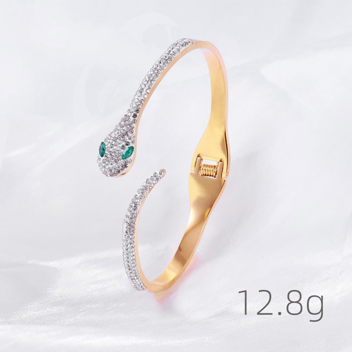 Женский браслет с четырехлистным клевером, покрытый гальваническим покрытием, не выцветает, экологичный, европейский и...