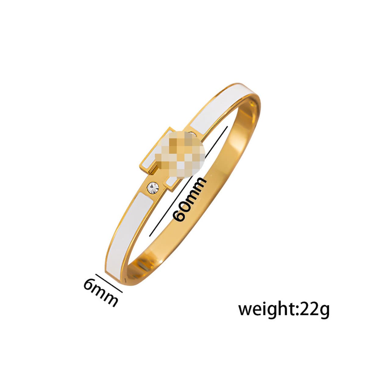 Женский браслет с четырехлистным клевером, покрытый гальваническим покрытием, не выцветает, экологичный, европейский и...