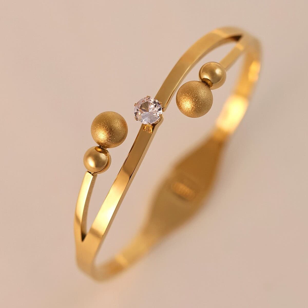 Женский браслет с четырехлистным клевером, покрытый гальваническим покрытием, не выцветает, экологичный, европейский и...