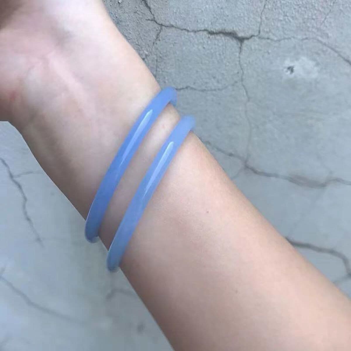 Стеклянный браслет имитация нефрита звенящий шаг за шагом прекрасный Запретный Браслет Антикварный ханьский аксессуары для...