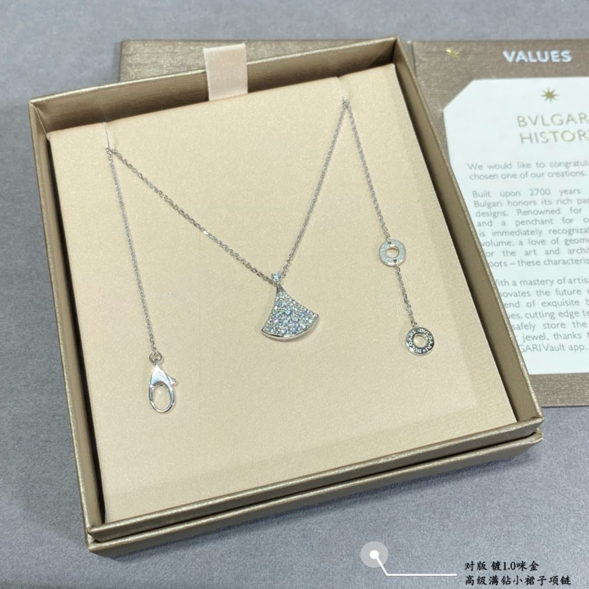 Элитное женское колье Baojia в форме веера, с покрытием из 18-каратного золота, легкая роскошная цепочка на ключицу из...