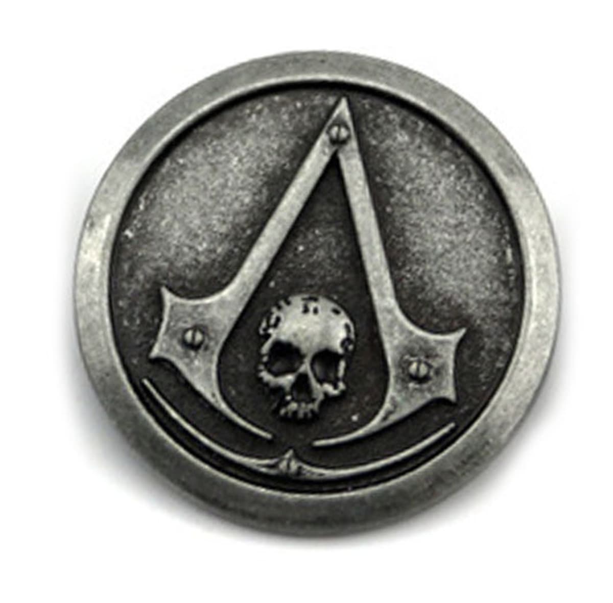 Игровые аксессуары: значок/брошь Assassin's Creed, кольцо из сплава с головой призрака, аниме, оптом