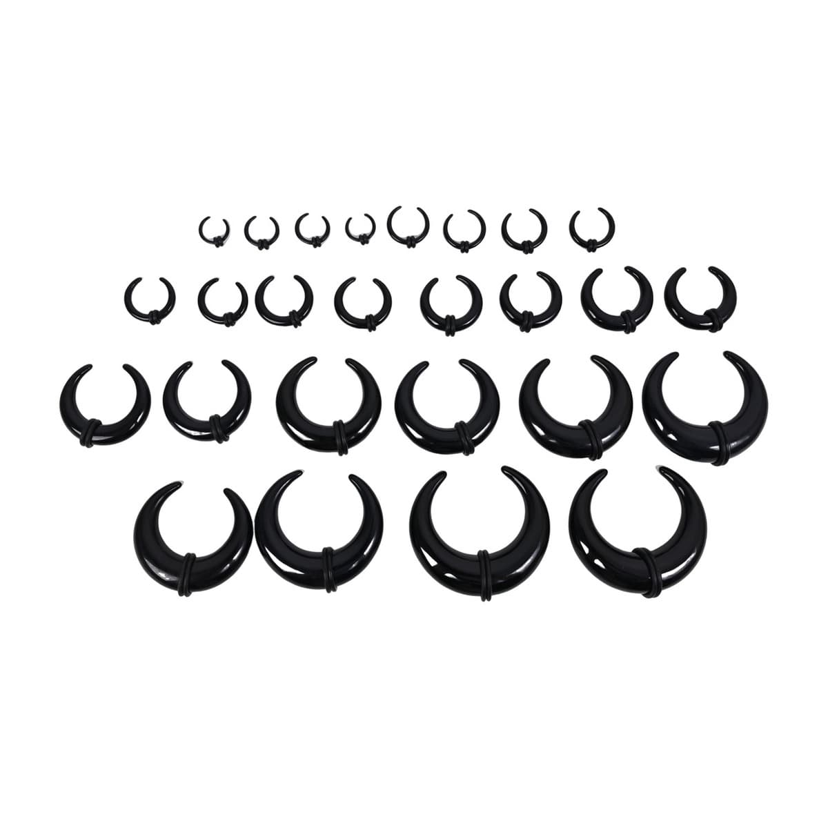 Акриловые серьги-шипы для пирсинга ушей, серия Cross-border Horn Auricle, различные цвета и размеры, U-образные, конусные,...