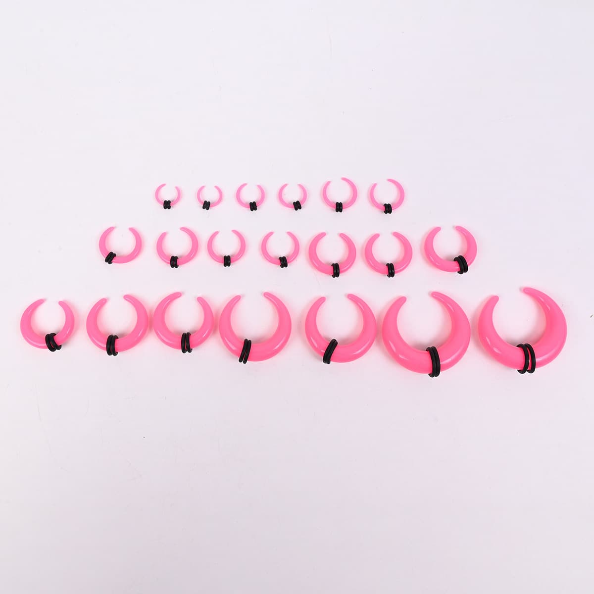 Акриловые серьги-шипы для пирсинга ушей, серия Cross-border Horn Auricle, различные цвета и размеры, U-образные, конусные,...