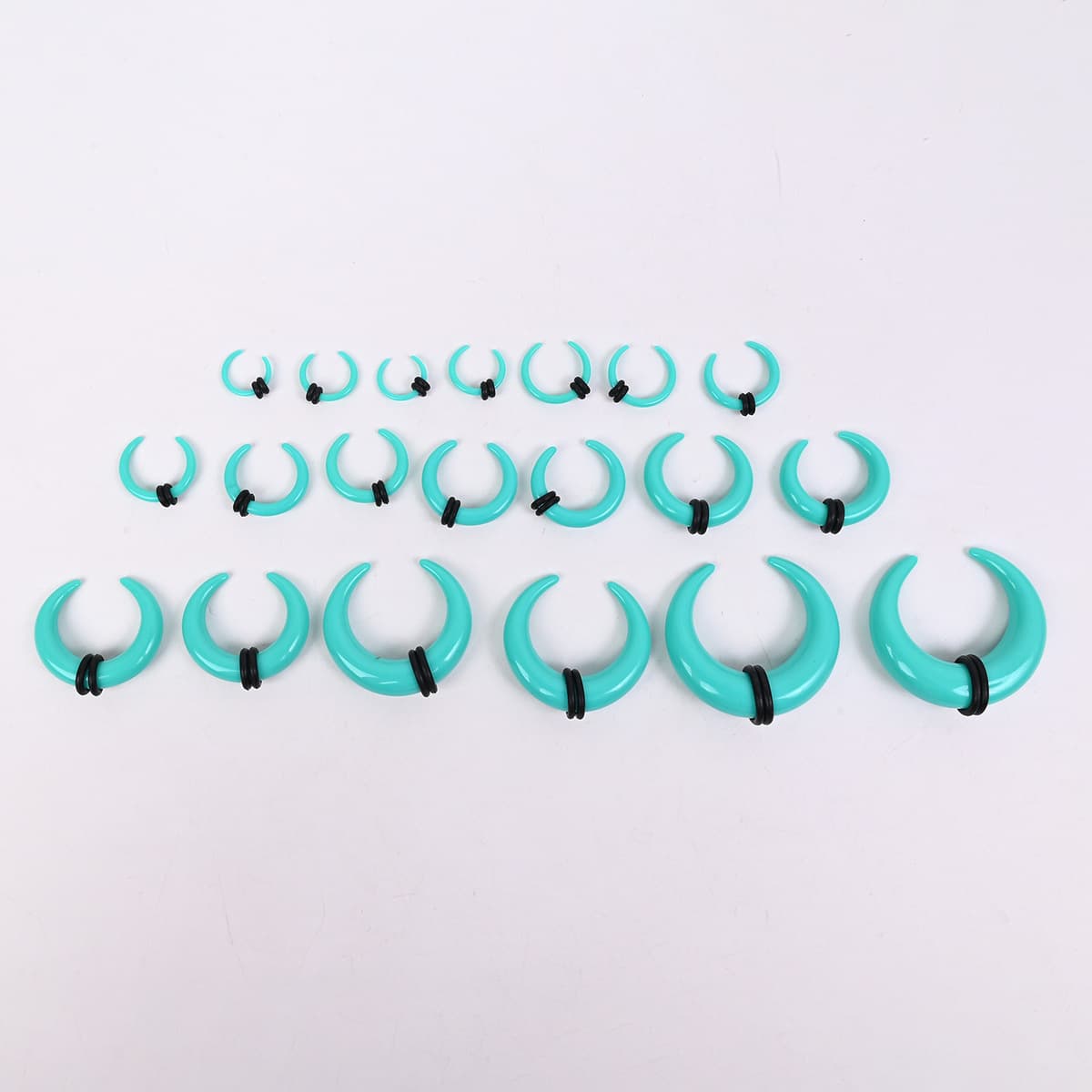 Акриловые серьги-шипы для пирсинга ушей, серия Cross-border Horn Auricle, различные цвета и размеры, U-образные, конусные,...