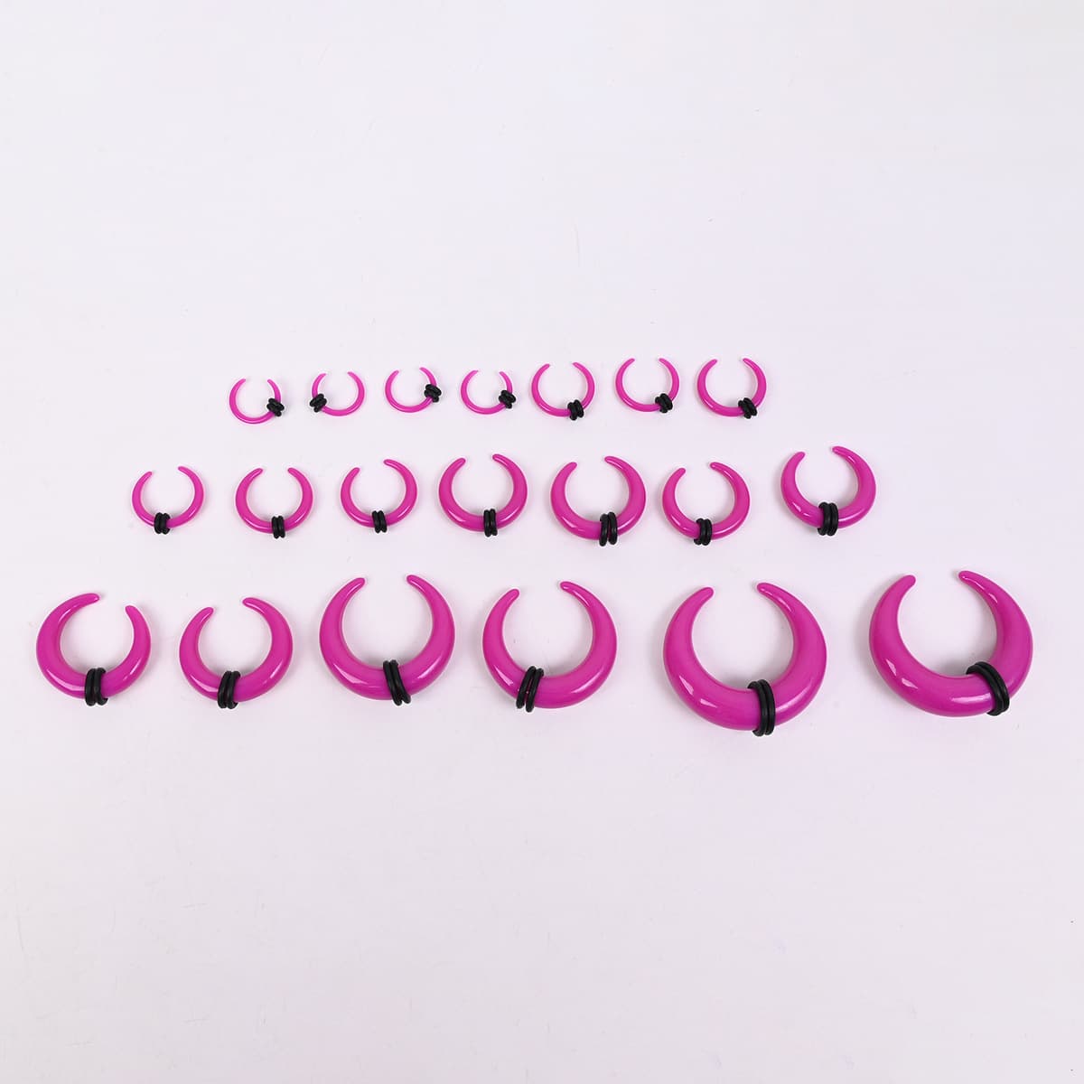 Акриловые серьги-шипы для пирсинга ушей, серия Cross-border Horn Auricle, различные цвета и размеры, U-образные, конусные,...