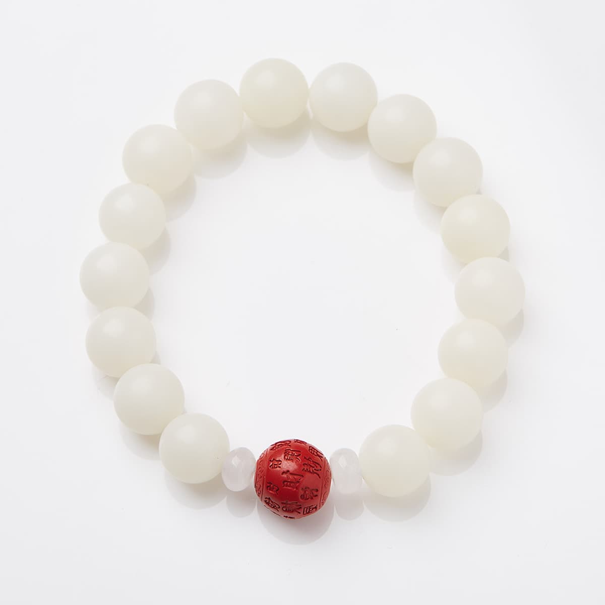Qiyi ювелирные изделия оригинальный натуральный корень Бодхи браслет Белый нефрит Бодхи 108 бусин четки Бодхи браслет
