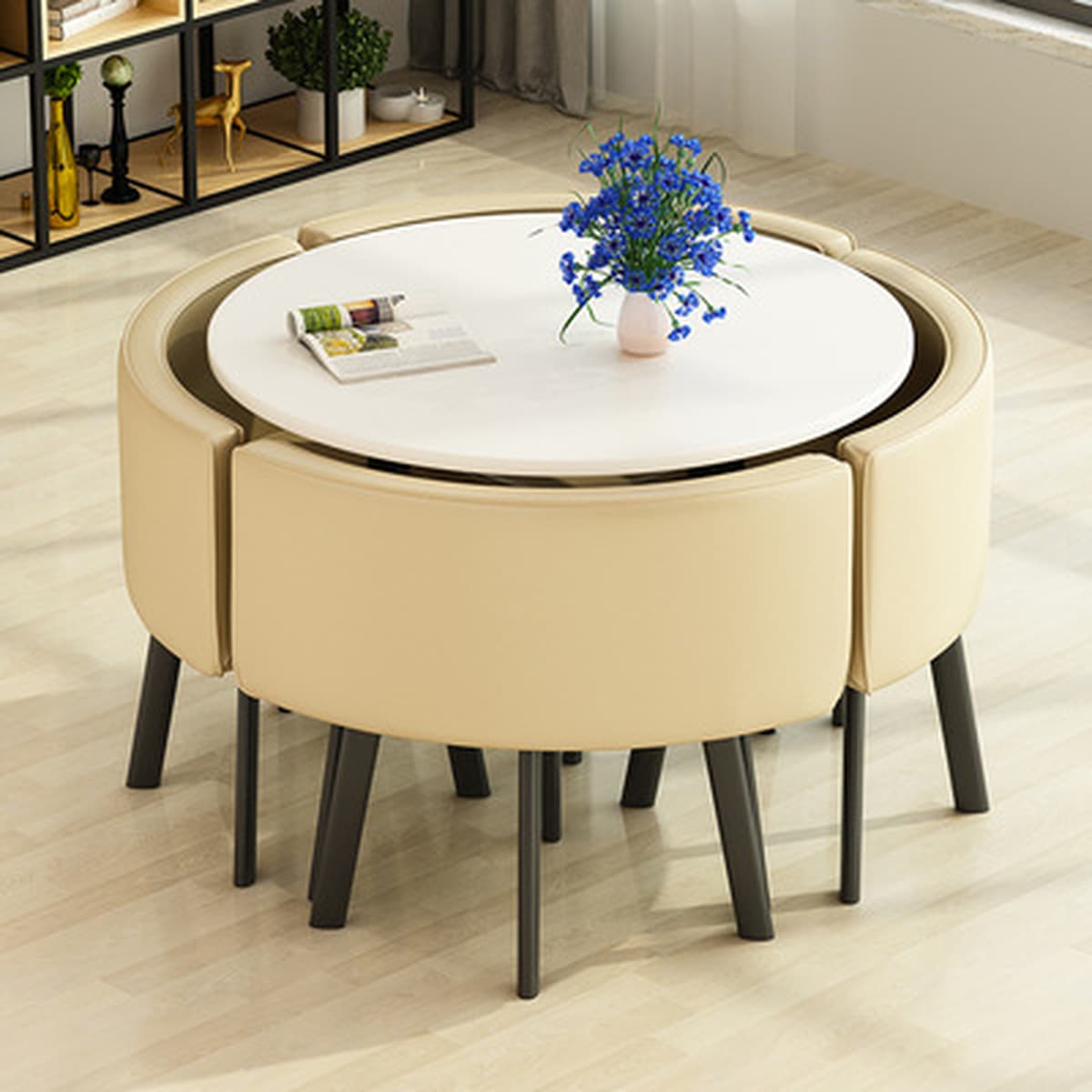 Съемный обеденный стол для дома, небольшой квартиры, обеденный стол, магазин, стол для переговоров на тротуарке и стул,...