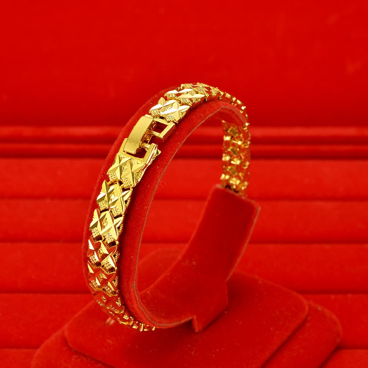 Трансграничная имитация 24k золото часы цепи Юго-Восточной Азии мужчин и женщин ручной украшения киоск продаж живой песок...