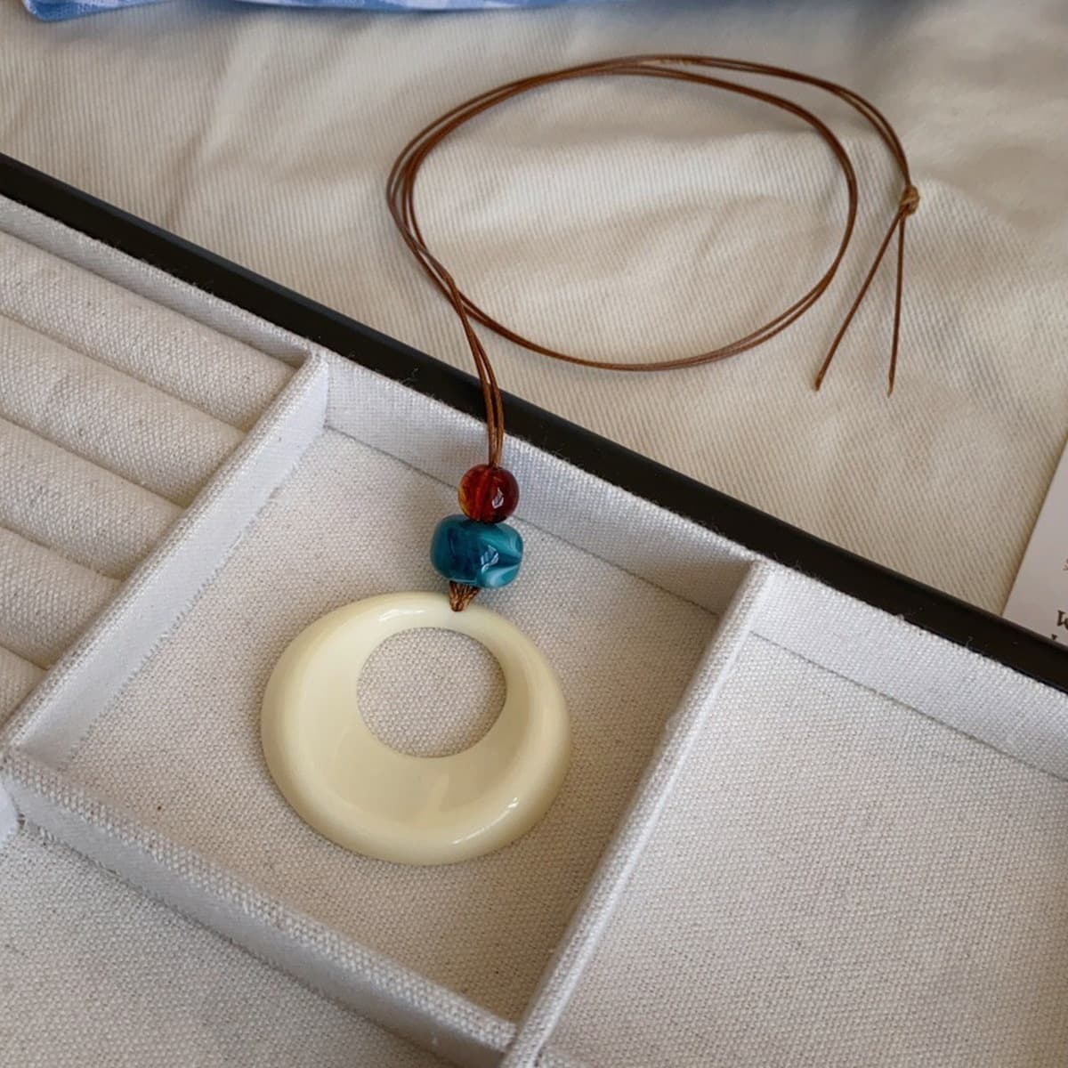 Богемное ретро керамическое ожерелье для женщин, новый китайский стиль, экзотический этнический стиль, высококачественная...