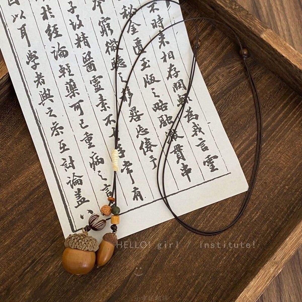 Богемное ретро керамическое ожерелье для женщин, новый китайский стиль, экзотический этнический стиль, высококачественная...