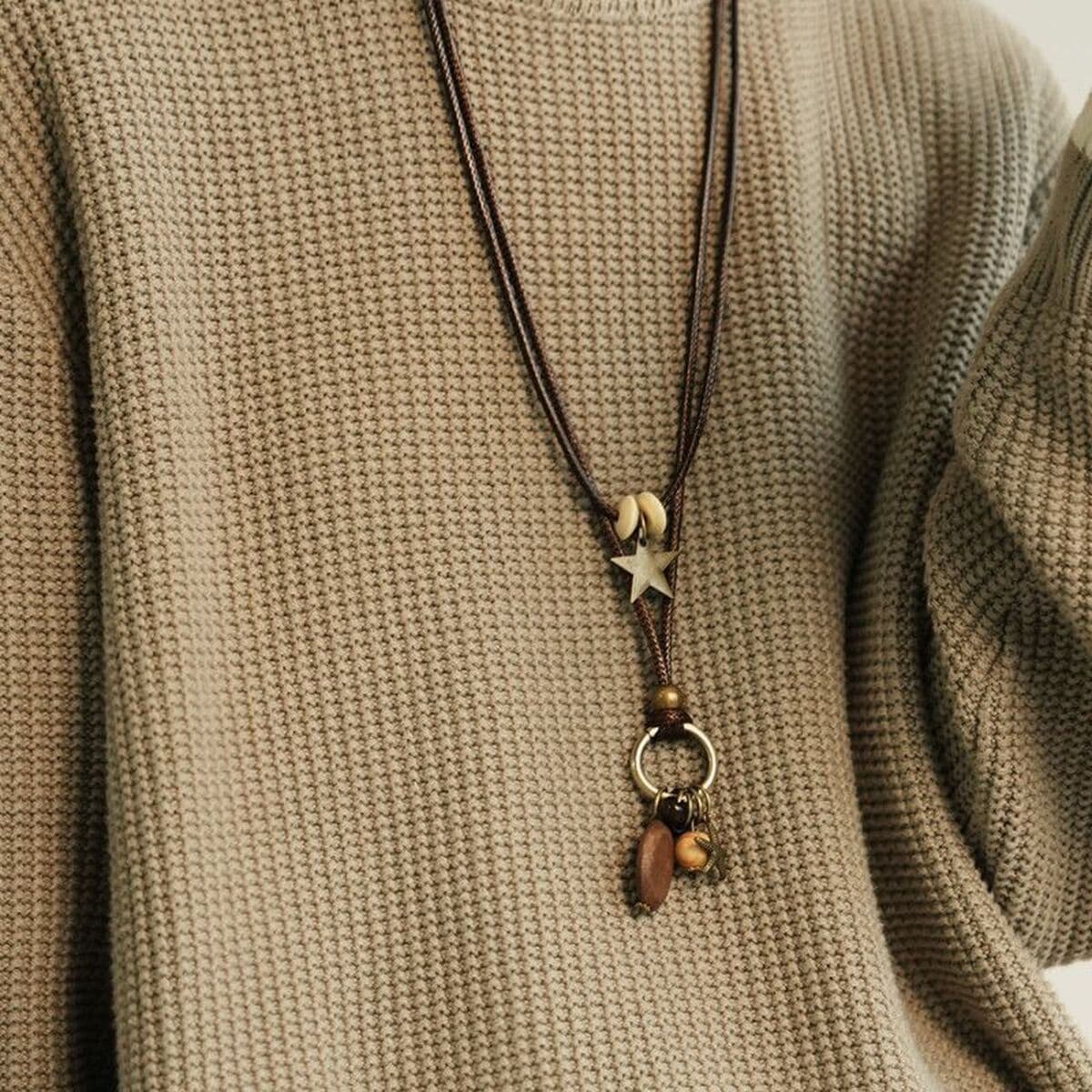 Богемное ретро керамическое ожерелье для женщин, новый китайский стиль, экзотический этнический стиль, высококачественная...