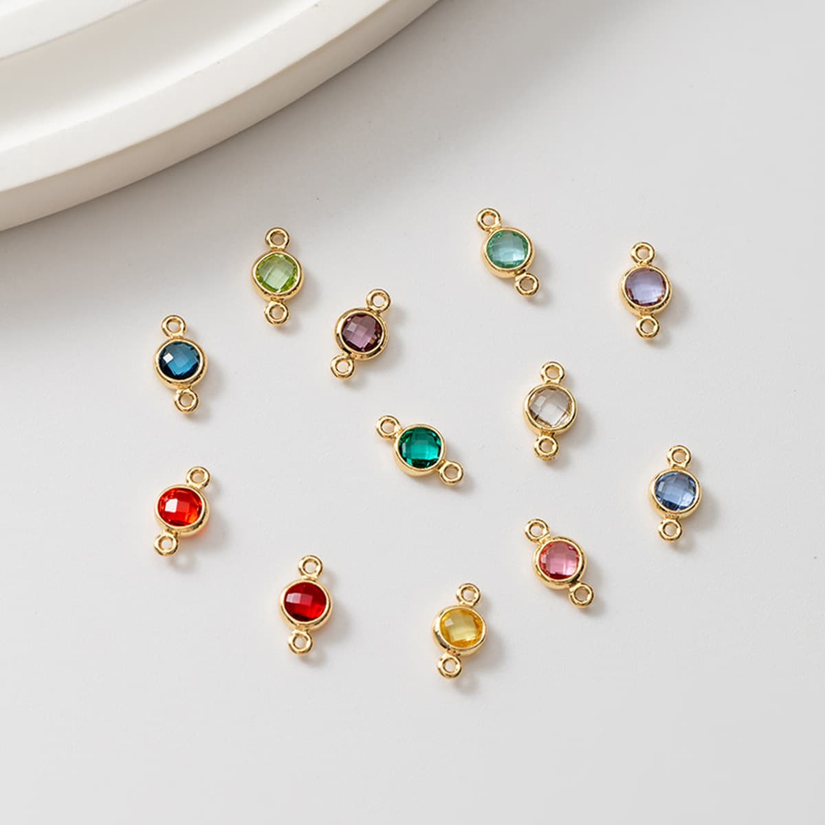 4mm12 день рождения камень рождения камень рубленый круглый хрустальный ожерелье аксессуары ювелирные аксессуары