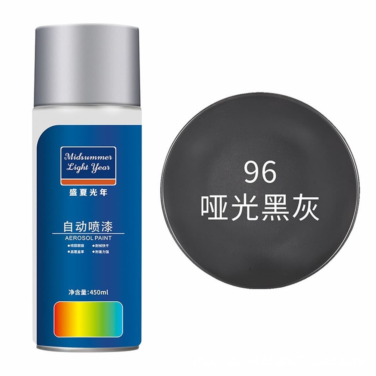 Оптовая ручная аэрозольная краска для граффити на стенах, антикоррозийная модификация колес автомобиля, белая и черная...