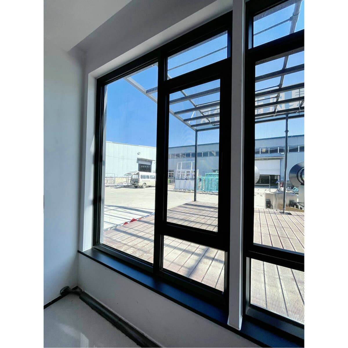 95 оконная сетка с разрывом моста, интегрированная система, окно от пола до потолка, звукоизоляционное окно для виллы,...