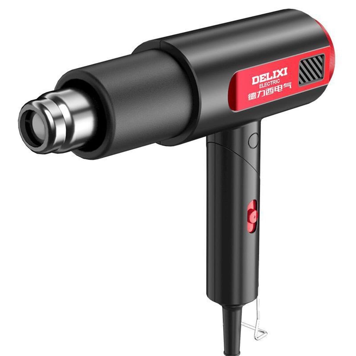 Delixi электрическая тепловая пушка небольшой тепловой вентилятор высокой мощности термоусадочная пленка фен ручной работы...