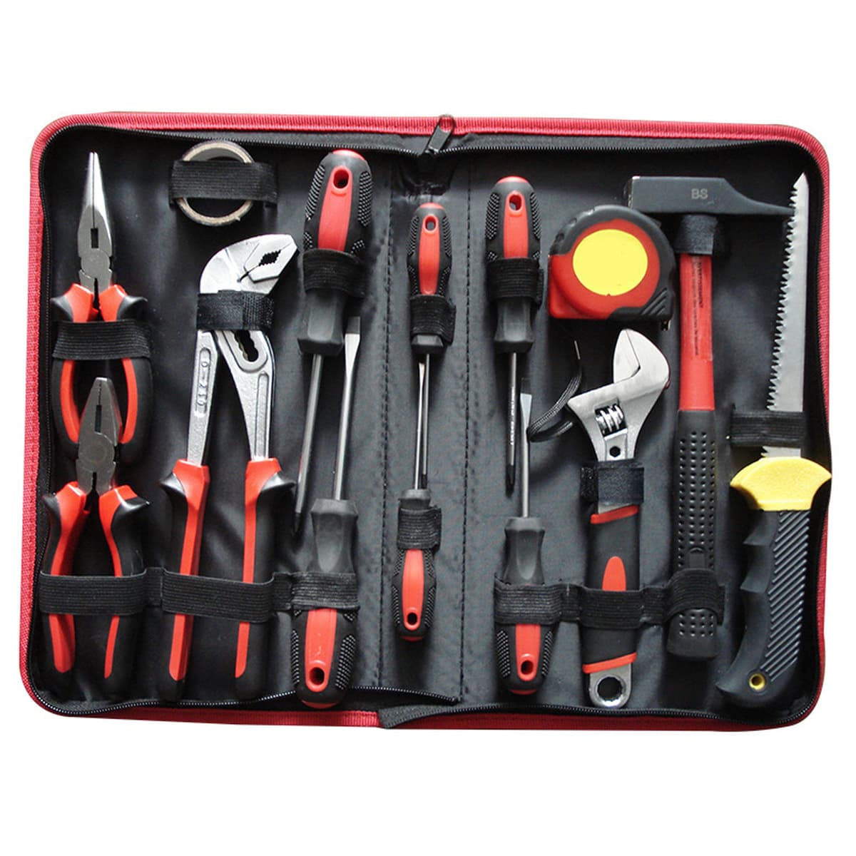 Набор инструментов для ремонта дома, многофункциональный, для трансграничной торговли, в кейсе из углеродистой стали, полный...