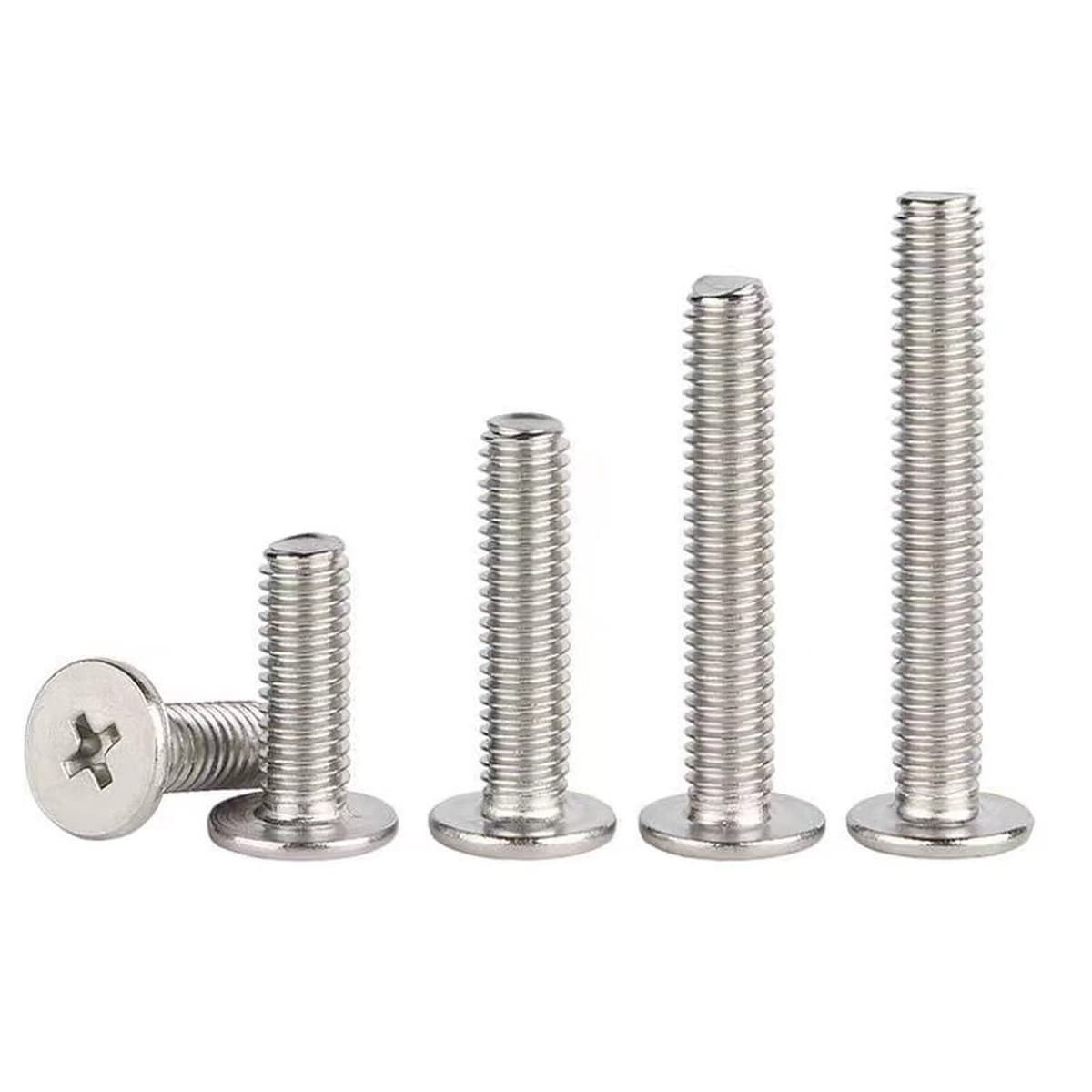 Винты с крестообразной головкой из нержавеющей стали 304, ультратонкие винты с большой плоской головкой, крепежные детали,...