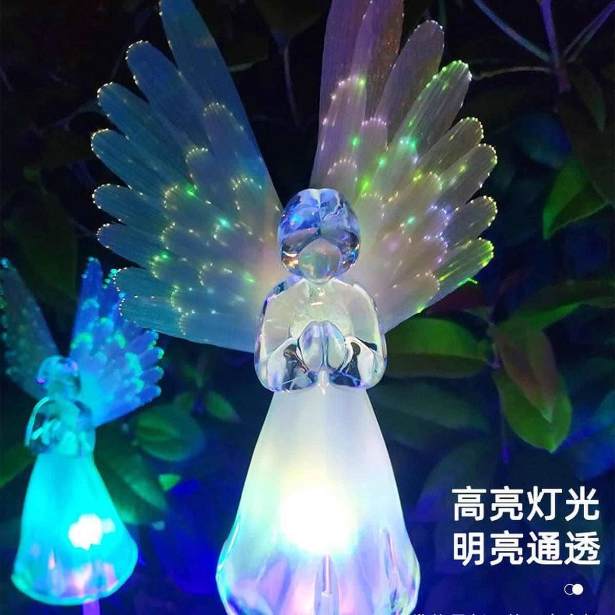 Солнечный водонепроницаемый светодиодный светильник для сада и газона, декоративный, на колышке, для праздничного освещения,...