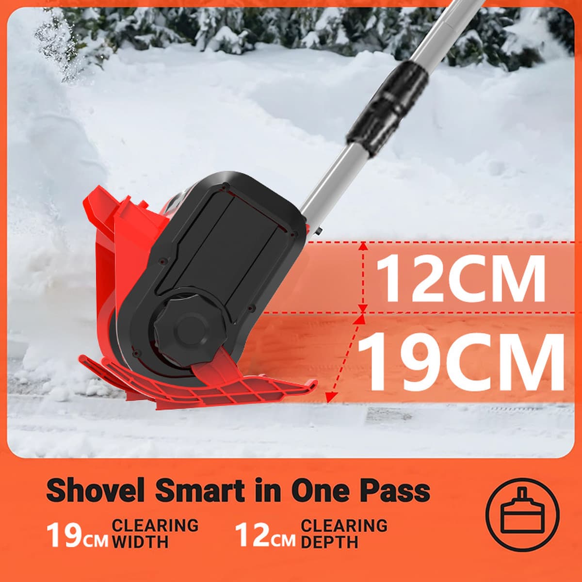 Литиевая батарея для внешней торговли, перезаряжаемый бытовой очиститель снега, мощная снеговая лопата с 70% off стопками,...