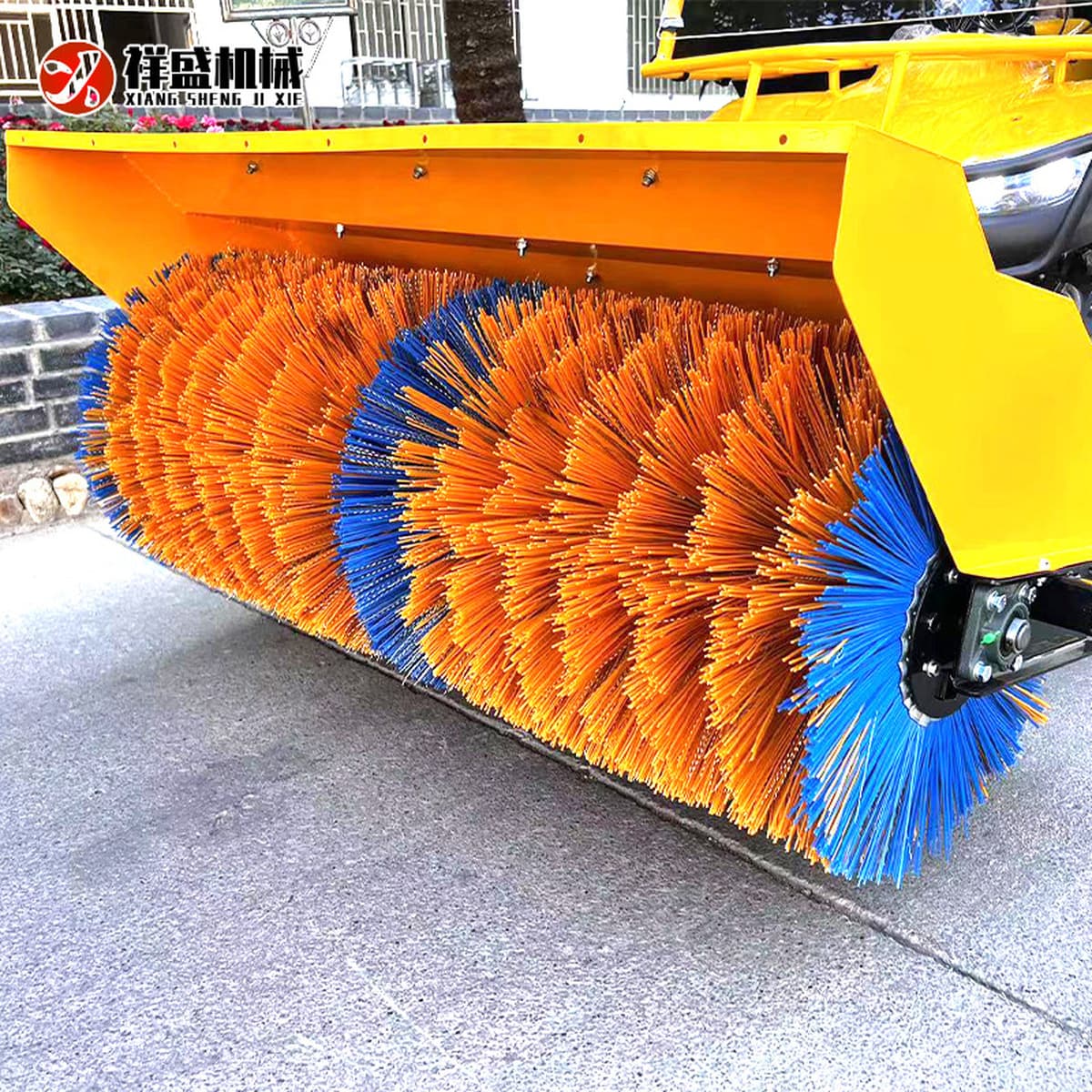 Вождение типа снегоочиститель маленькая рука толкать уборка снега метание погрузки типа живописная местность завод дорожное...