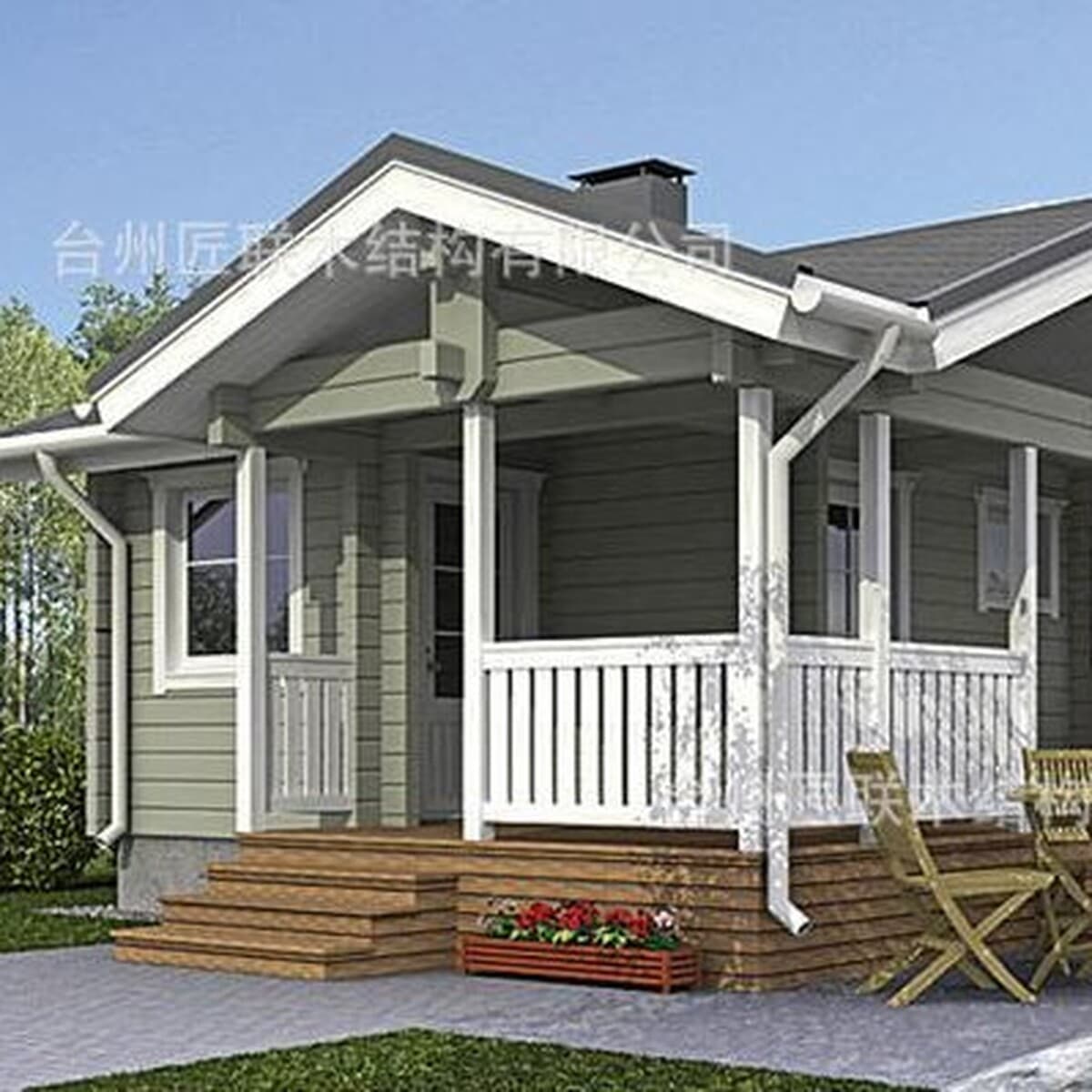 Разборный деревянный дом повышенной прочности для вилл и отелей, устойчивый к коррозии и насекомым, подходит для аренды в...