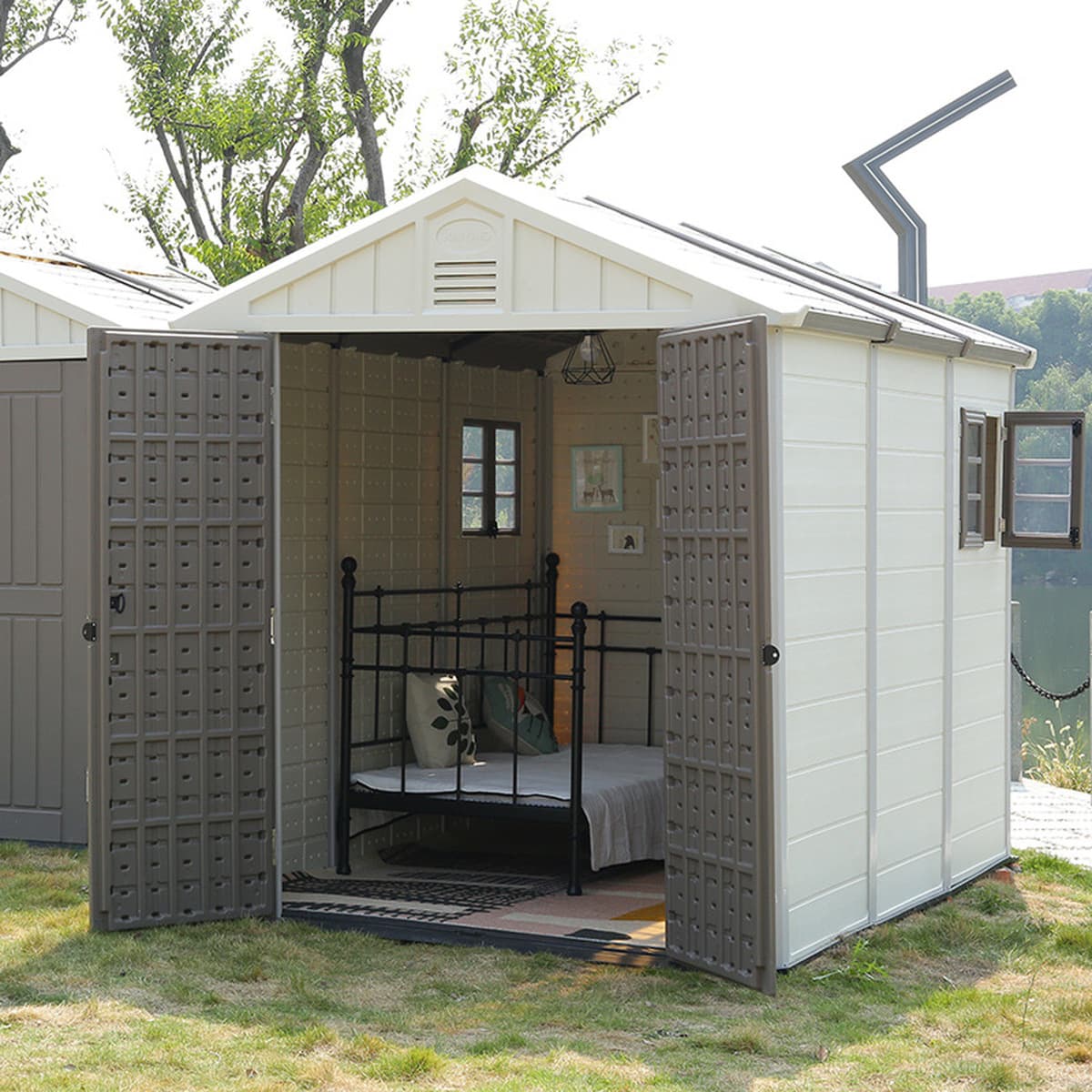 Открытый сад Инструментальная комната Комната для оборудования Мобильная вилла Комната для хранения Сборочные мероприятия...