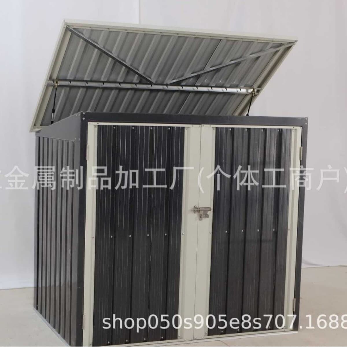 Инструментальный сарай, железный сарай, хранилище инструментов, домашний инструментальный сарай, уличный железный сарай