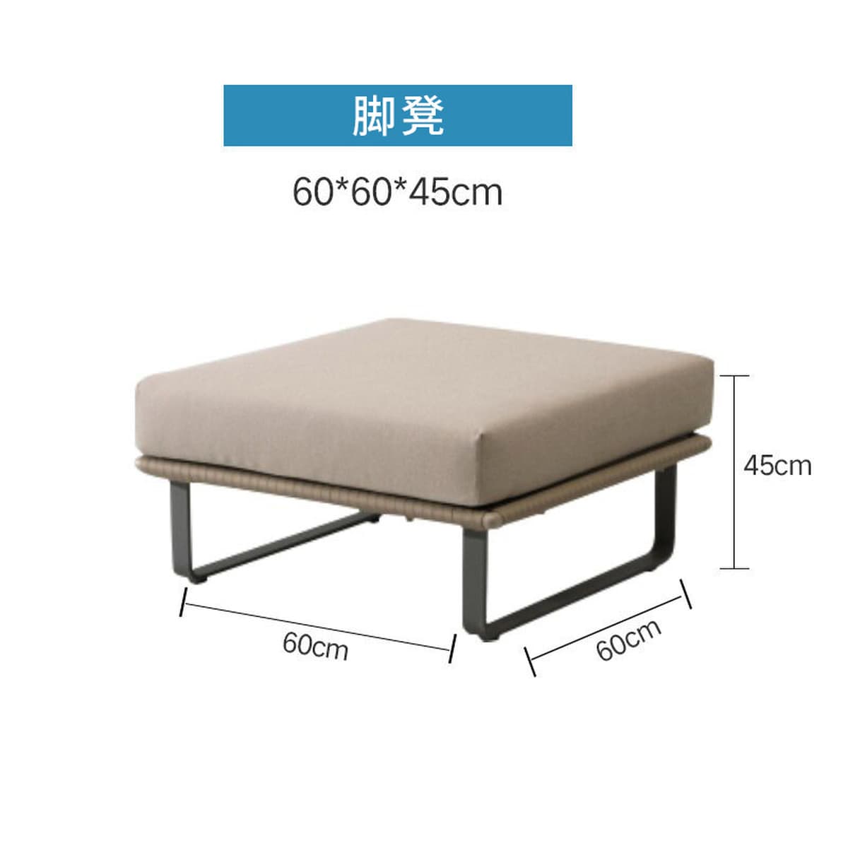 Открытый диван солнцезащитный крем водонепроницаемый внутренний дворик балкон досуг ротанговый стул диван двойной кард...