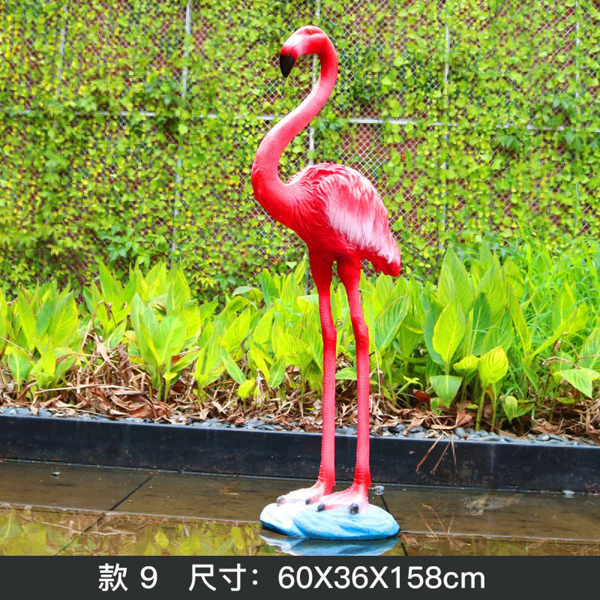 Открытый сад Вилла внутренний дворик бассейн FRP имитация скульптуры фламинго украшения свадебный реквизит украшения подарок