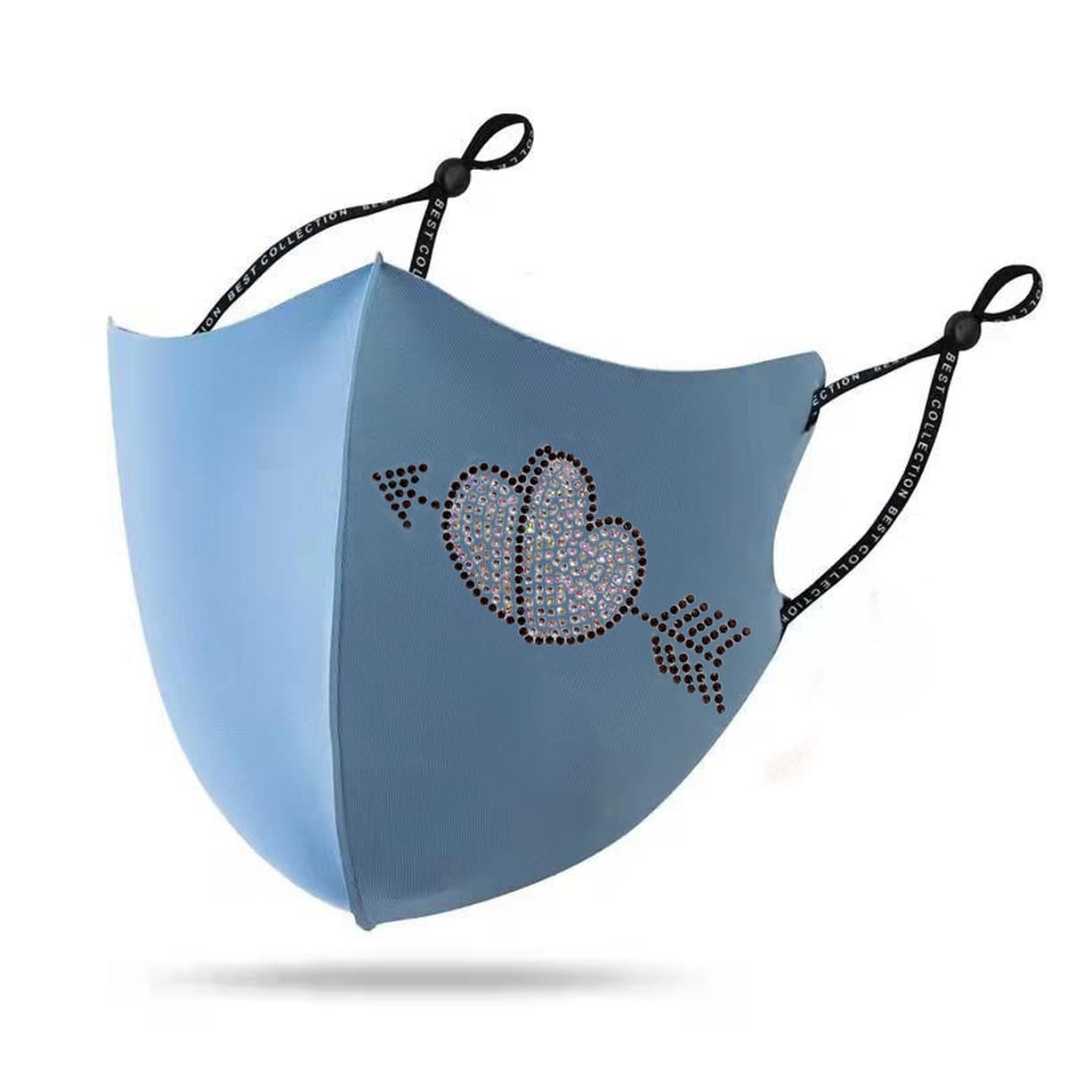 Алмазная маска Стрела Купидона Мягкая и удобная маска из ледяного шелка с воздушным слоем 3D стерео маска Женская Красивая...