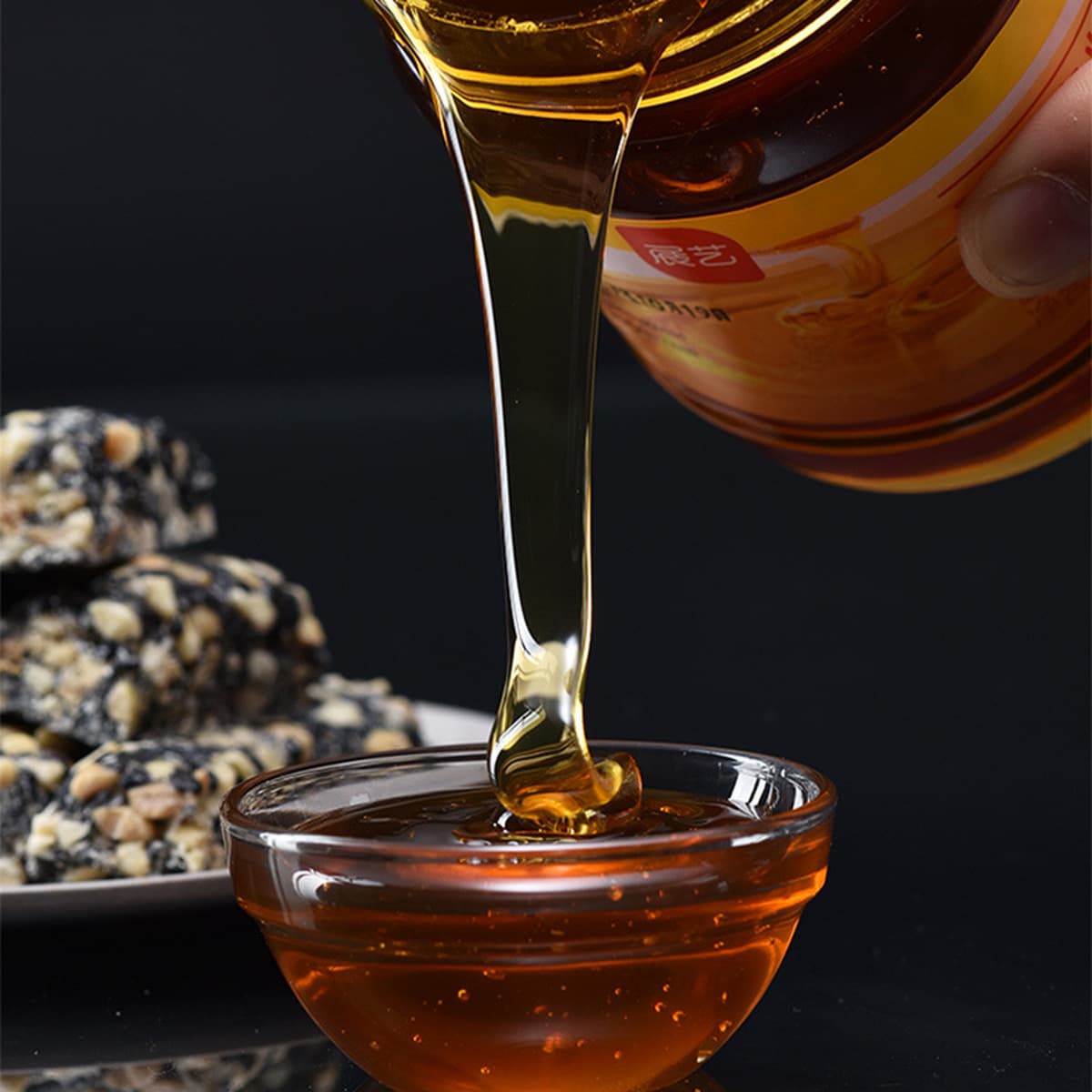 Мальтоза 454 г Конфеты для ручного перемешивания Кунжутная Конфета Леденец Жевательный Ностальгическая сетка Красная закуска...