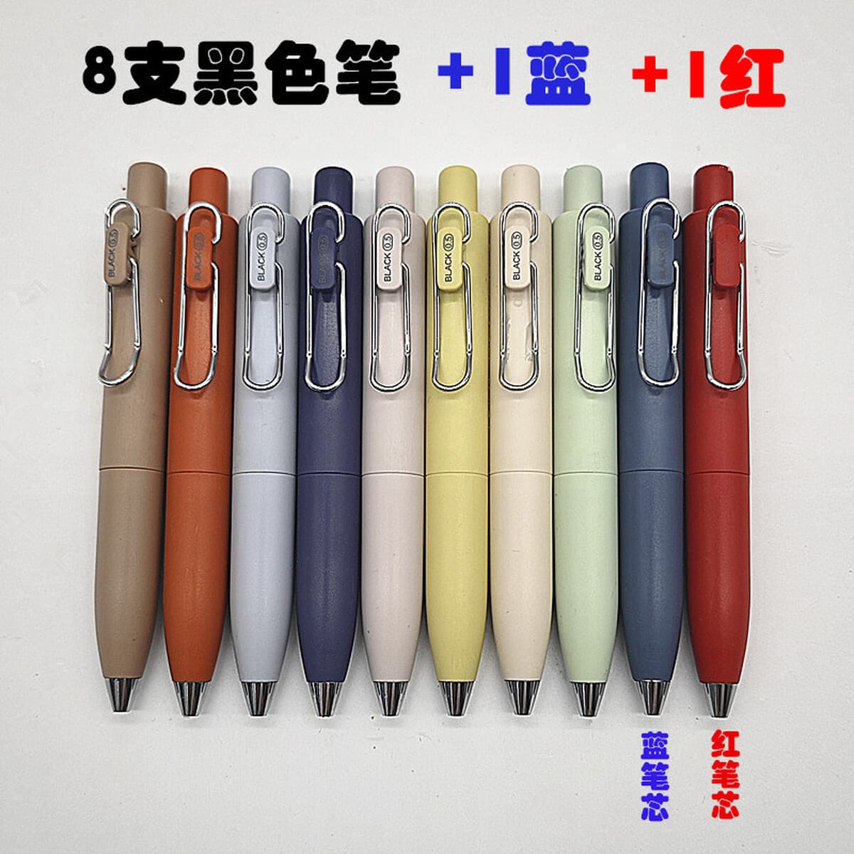 Мини-толстая толстая быстрая сушеная нейтраальная ручка маленькая толстая сердцевина карманная ручка с высоким значением...